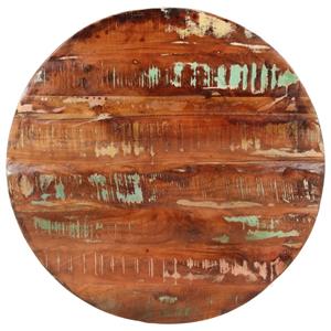 VidaXL Tafelblad rondØ 90x3,8 cm massief gerecycled hout