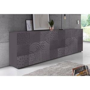 LC Dressoir Miro Breedte 241 cm met decoratieve zeefdruk