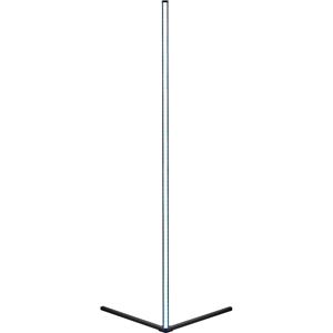 BES LED LED Vloerlamp - Hoeklamp - Trion Nivo - 10W - RGBW - Dimbaar - Afstandsbediening - Zwart - Aluminium