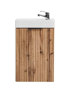 Comad Adele Oak toiletmeubel met ribbelfront 40x22cm eiken