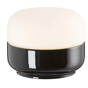 Ifo Electric Ifö Electric Ohm 140|115 plafond-en wandlamp LED porselein IP44 Zwart