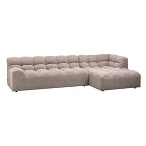 Woood Chaise Longue Allure - Polyester - Bruin Melange - 79x324x165