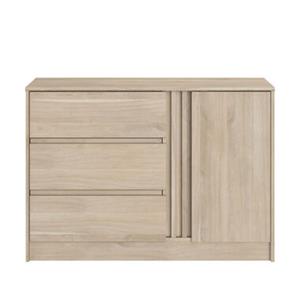 Leen Bakker Dressoir Evi - eikenkleur - 76,8x109,8x50 cm