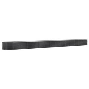 VidaXL Tuinplantenbak Antraciet 620 x 80 x 36 cm