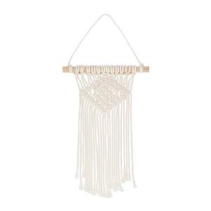 QUVIO Wandkleed macrame - Katoen - Beige