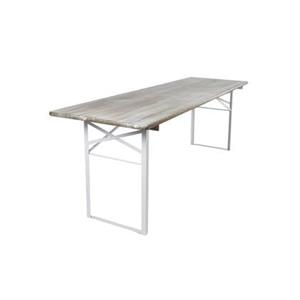 MaximaVida inklapbare picknicktafel Berlijn 200 x 70 cm whitewash