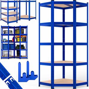 Monzana Stellingen voor zwaar gebruik Blauw 180x70x40cm gegalvaniseerd 875kg
