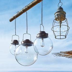 Loberon Lamp op zonne-energie set van 3 Celare