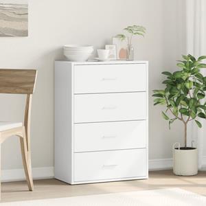 vidaXL Dressoir 60x31x84 cm bewerkt hout wit
