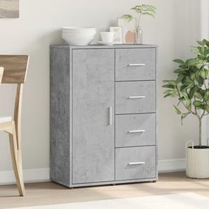 vidaXL Dressoir 60x31x84 cm bewerkt hout betongrijs