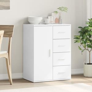 vidaXL Dressoir 59x39x80 cm bewerkt hout wit