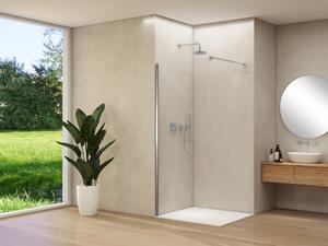 Van Rijn ST01 inloopdouche 60x200cm helder glas chroom