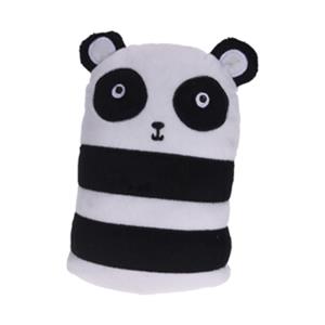 H&S Collection Deurstopper - panda - 15 x 9 x 20 cm - polyester - dieren thema deurstoppers -