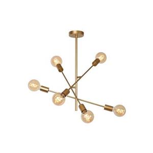 Lucide - Deckenleuchte - 6xE27 - Mattes Gold / Messing lester