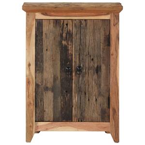 vidaXL Dressoir 55x33x75 cm massief acaciahout en gerecycled hout
