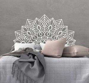 Tenstickers Mandala yoga hoofdeinde sticker
