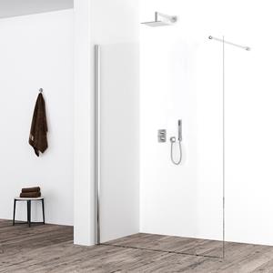 BWS Inloopdouche  Loek 120x220 Cm 8 Mm Nano Coating Helder Glas Chroom