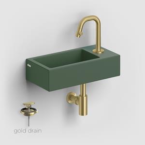 Clou Fonteinset  Flush 3 Incl. Toebehoren 9x36 Cm Mat Pijnboom Groen