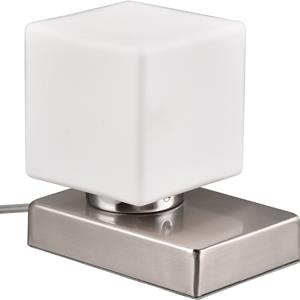 BES LED LED Tafellamp - Tafelverlichting - Trion Litt - E14 Fitting - Mat Nikkel - Metaal