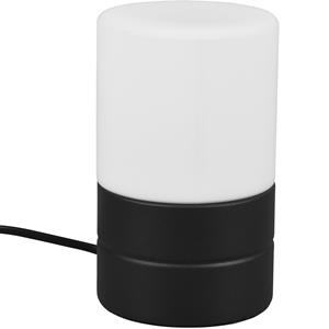 BES LED LED Tafellamp - Tafelverlichting - Trion Ria - E14 Fitting - Rond - Mat Zwart - Metaal