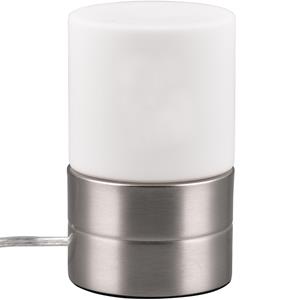 BES LED LED Tafellamp - Tafelverlichting - Trion Ria - E14 Fitting - Rond - Mat Nikkel - Metaal