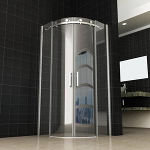 Aqua Splash Douchecabine Kwartrond 90x90x200 cm 8 mm Anti Kalk Nano Glas 
