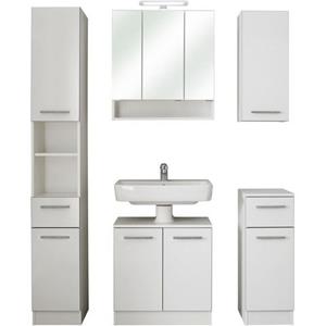 Saphir Badmeubelset Quickset 953 5-teilig, Waschbeckenunterschrank und LED-Spiegelschrank (set, 5 stuks)