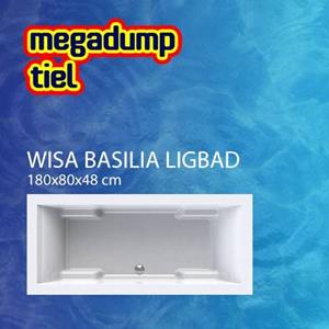 Wavedesign Ligbad Basilia Wit - Basilia 180x80x48 cm Wit