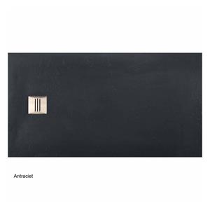 Boss & Wessing Douchebak Slab Standaard Stone 2 Antraciet 100x120 cm 