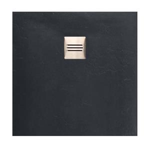 Boss & Wessing Composiet Douchebak Square 80x80 cm Antraciet - Pizarra