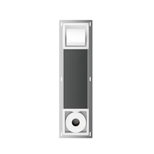 Mueller inbouw toiletrolhouder en reserverolhouder mat wit