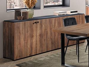 Mobistoxx Dressoir SHAKA 4 deuren denver eik
