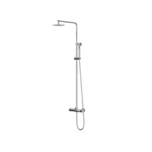 IVY Bond Regendoucheset 1 opbouw - 20cm slim hoofddouche - 3-standen handdouche Chroom CSB1CRBA