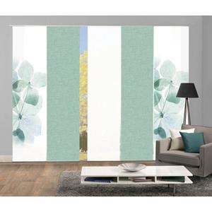 HOME WOHNIDEEN Schiebegardine "BONITA 5er SET", (5 St.), Schiebevorhang Digidruck 5er Set BONITA