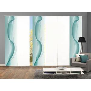 HOME WOHNIDEEN Schiebegardine "FILIZ 6er SET", (6 St.), Schiebevorhang Digidruck 6er Set FILIZ