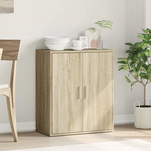 vidaXL Dressoir 79x38x80 cm bewerkt hout sonoma eikenkleurig