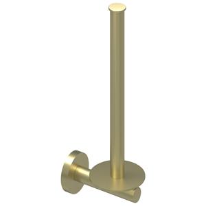 Reserverolhouder IVY Wandmodel Voor 2 Rollen Geborsteld Mat Goud PVD