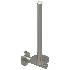 Reserverolhouder IVY Wandmodel Voor 2 Rollen Geborsteld Nickel PVD