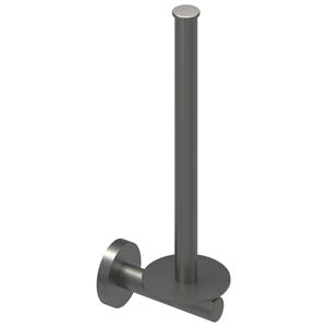 Reserverolhouder IVY Wandmodel Voor 2 Rollen Geborsteld Metal Black PVD