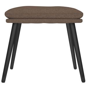 vidaXL Voetenbank 45x29,5x35 cm stof taupe