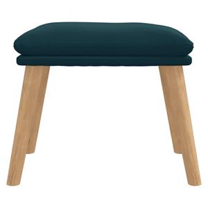 vidaXL Voetenbank 45x29,5x35 cm fluweel blauw