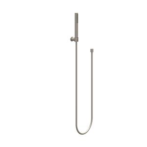 IVY Handdoucheset, slang 150cm, wandhouder en Staafhanddouche Geborsteld nickel PVD 6901123