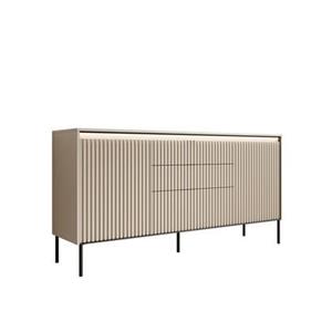 Meubella Dressoir Timoteo - Beige - 166 cm