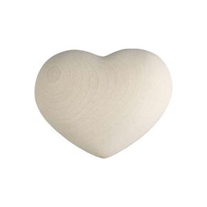 Urnwebshop Mini Hart Urn, uit Esdoornhout (0.01 liter)
