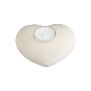 Urnwebshop Mini Harturn uit Esdoorn, met Glazen Waxinelichthouder (0.01 liter)