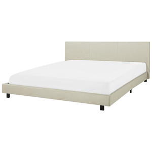 BELIANI Waterbed stof beige 180 x 200 cm ALBI