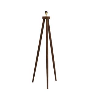 Vloerlamp Ilias - Hout Mat Donker Bruin