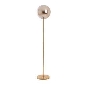 Vloerlamp Medina - Glas Smoke+goud