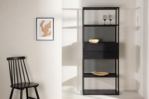 Nohr Wandkast Kammie 185 x 80cm - Zwart