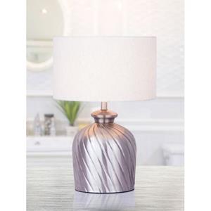 SVJ Home Decorations Svj Tafellamp Rond - 30 X 30 X 52 Cm - Metaal - Zilver